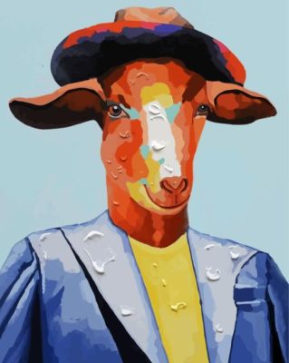 Classy Goat Art Paint By Numbers