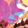 Cool Pink Mountains Paint By Numbers