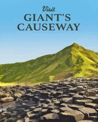 Giants Causway Poster Art Paint By Numbers