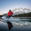 Ice Hockey Player On Lake Paint By Numbers