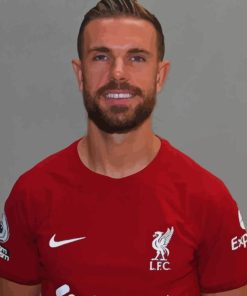 Jordan Henderson International Footballer Paint By Numbers