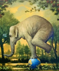 Kevin Sloan Elephant Paint By Number