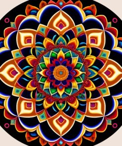 Mandala Art Paint By Numbers