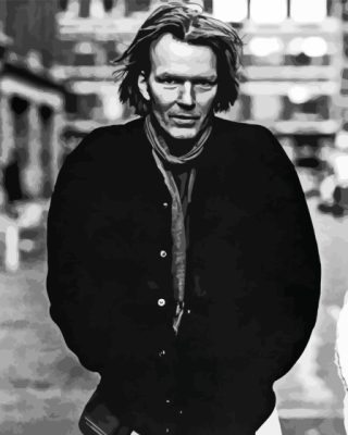 Monochrome Jim Carroll Paint By Numbers