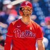 Philadelphia Phillies Baseball Player Paint By Numbers