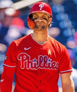 Philadelphia Phillies Baseball Player Paint By Numbers