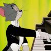 Tom Cat And Piano Animation Paint By Numbers