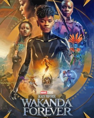 Wakanda Forever Paint By Numbers