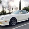 White Honda Prelude Paint By Numbers