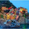 Manarola Night Cityscape Paint By Numbers
