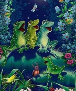 Frog Swamp Creatures Paint By Numbers