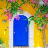 Blue Door Greece Paint By Numbers