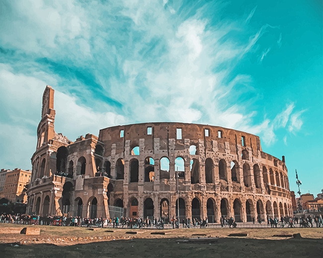 Finalizing Rome Colosseum Artwork