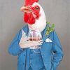 Dressed Up Rooster Paint By Numbers