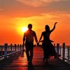 Romantic Sunset Couple Paint By Numbers