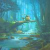 Kaonashi and Totoro Anime Paint By Numbers