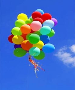Colorful Balloon Fantasy Paint By Numbers
