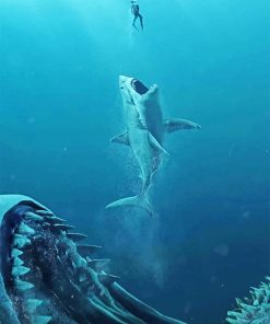 Sea Predator Paint By Numbers