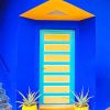 Jardin Majorelle Door in Marrakech Paint By Numbers