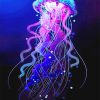 Blue Jellyfish Paint By Numbers