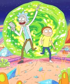 Exciting Rick and Morty Paint By Numbers