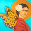 Frida Kahlo Butterfly Painting Paint By Numbers