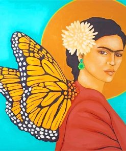 Frida Kahlo Butterfly Painting Paint By Numbers