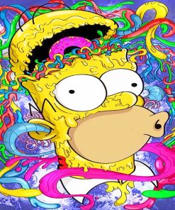 Homer Simpson Fun Paint By Numbers