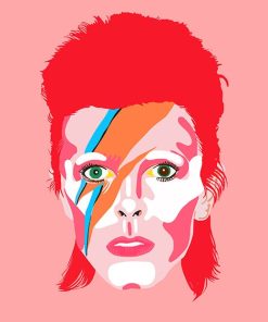 David Bowie Iconic Singer Paint By Numbers