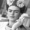 Frida Kahlo Black White Paint By Numbers