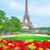 Paris Trocadero Garden Paint By Numbers