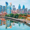 Philadelphia Skyline Cities Paint By Numbers