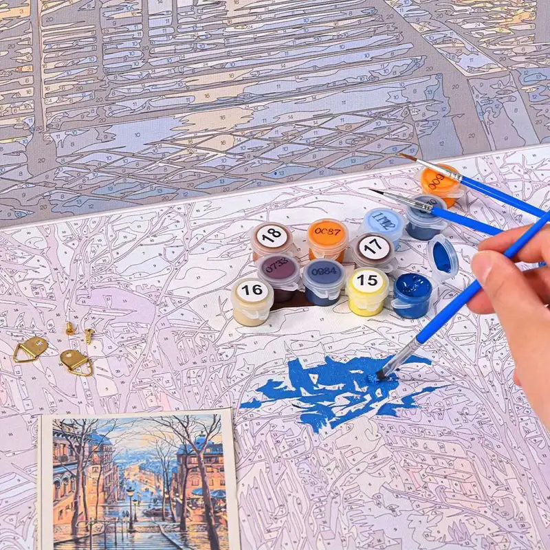 Start painting with Animal Crossing paint by numbers