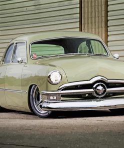 Vintage 1949 Ford Coupe Paint By Numbers