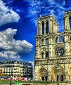 Paris Landmark Church Paint By Numbers