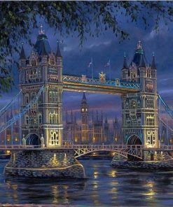 Tower Bridge Urban Scene Paint By Numbers