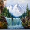 Snow Mountain Scenery Paint By Numbers