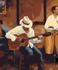 Musician Portrait Paint By Numbers