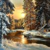Winter Landscape Paint By Numbers