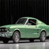 1967 Mustang Green Car Paint By Numbers
