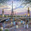 Paris Bridge Paint By Numbers