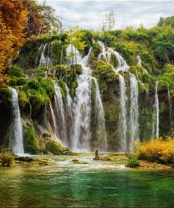 Plitvice National Park Waterfall Paint By Numbers