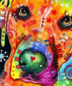 Colorful Dogs Paint By Numbers