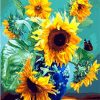 Yellow Sunflower Flowers Paint By Numbers