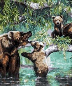 Bear Family Paint By Numbers