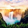 Victoria Falls Waterfall Paint By Numbers
