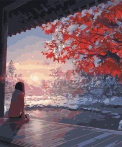 Winter Landscape Serenity Paint By Numbers