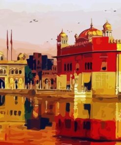 Indian City Landmarks Paint By Numbers