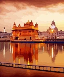 Golden Temple Amritsar Paint By Numbers