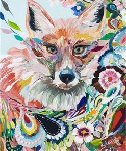 Colorful Fox Animals Paint By Numbers
